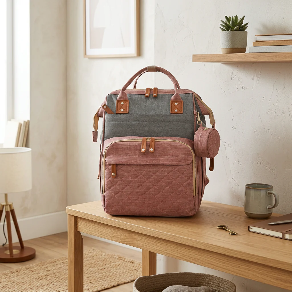 3-in-1 Travel Diaper Backpack with Foldable Baby Bed – Perfect for On-the-Go Parents - Image 13