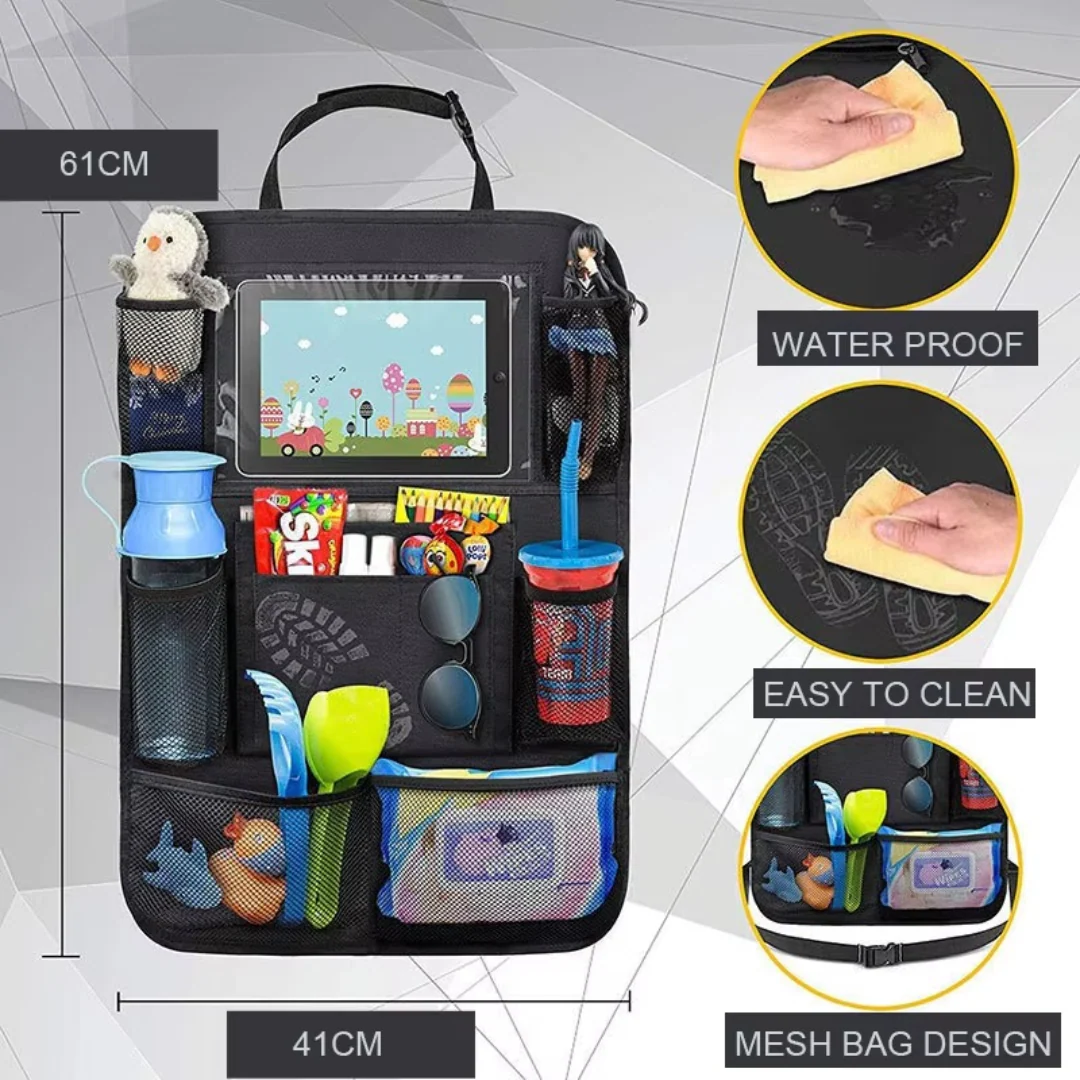 Car seat protector and organizer for children - Image 2