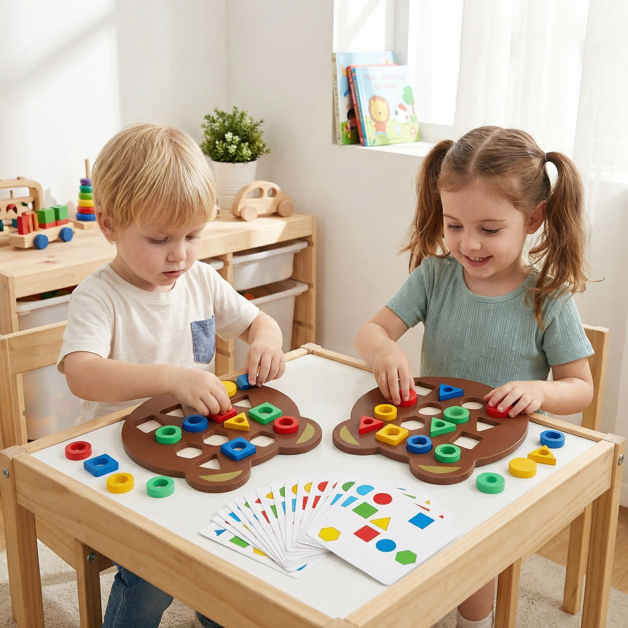 Color & Shape Matching Game for Kids – Interactive Learning Toy - Image 6
