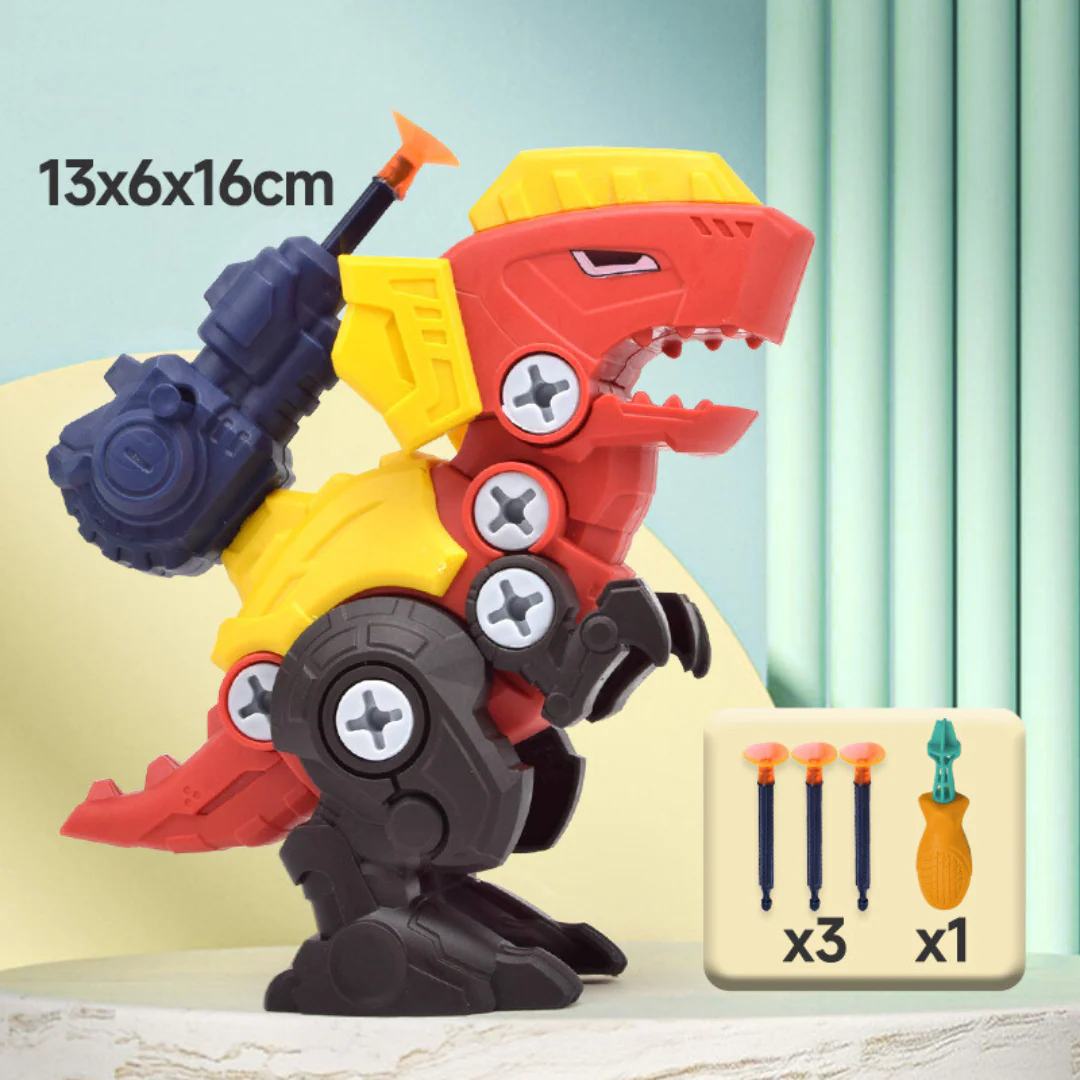 Dinosaur Screw Set with Suction Cup Cannon - Image 11