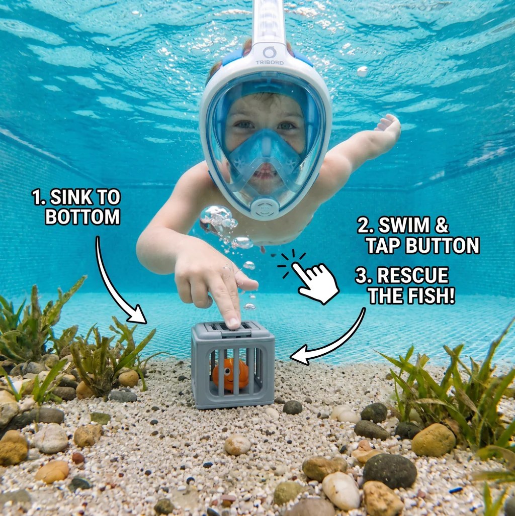 Diving Toy Set with Sinking Animals - Image 3