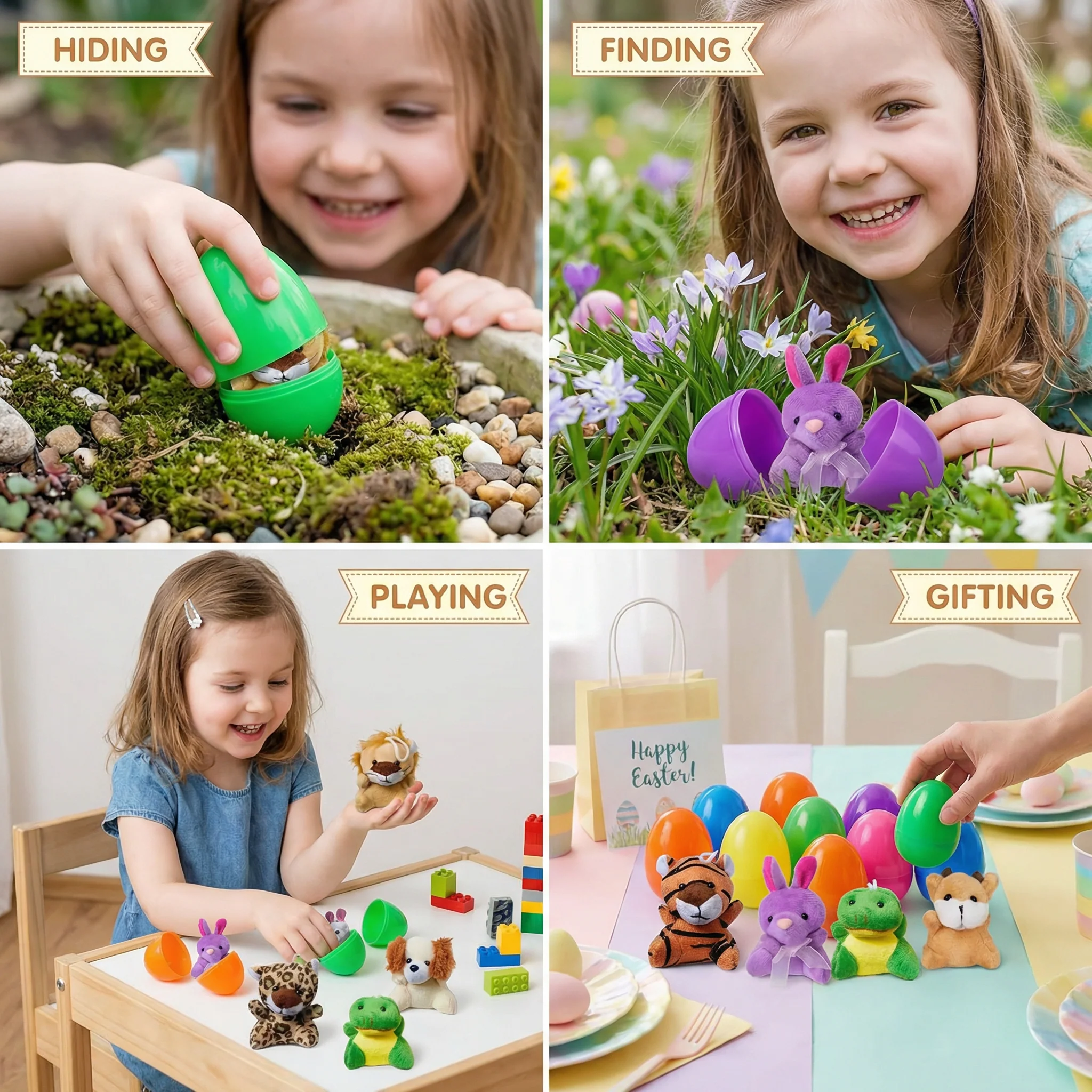 Easter Surprise Eggs with Plush Toys – Pre-Filled Easter Eggs for Kids - Image 4