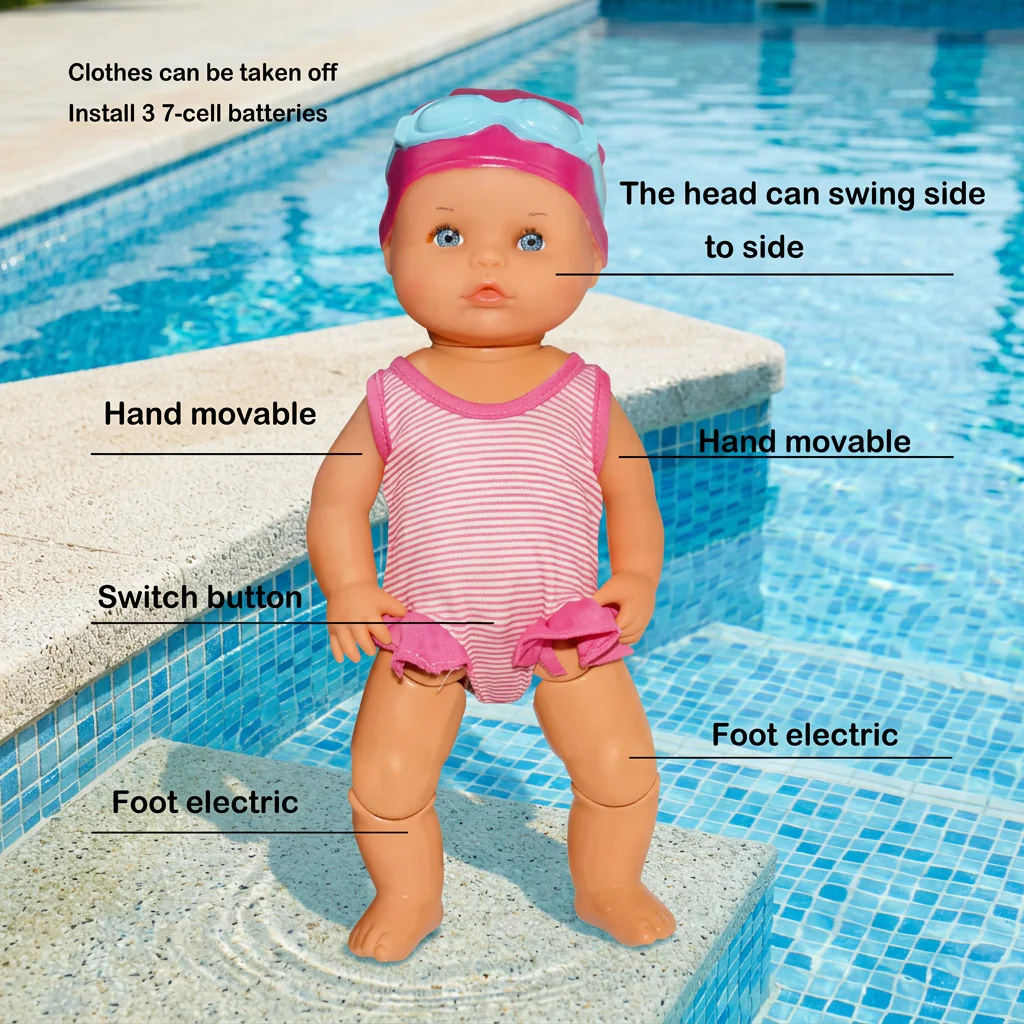 Floating Baby Doll for Water Play - Image 3