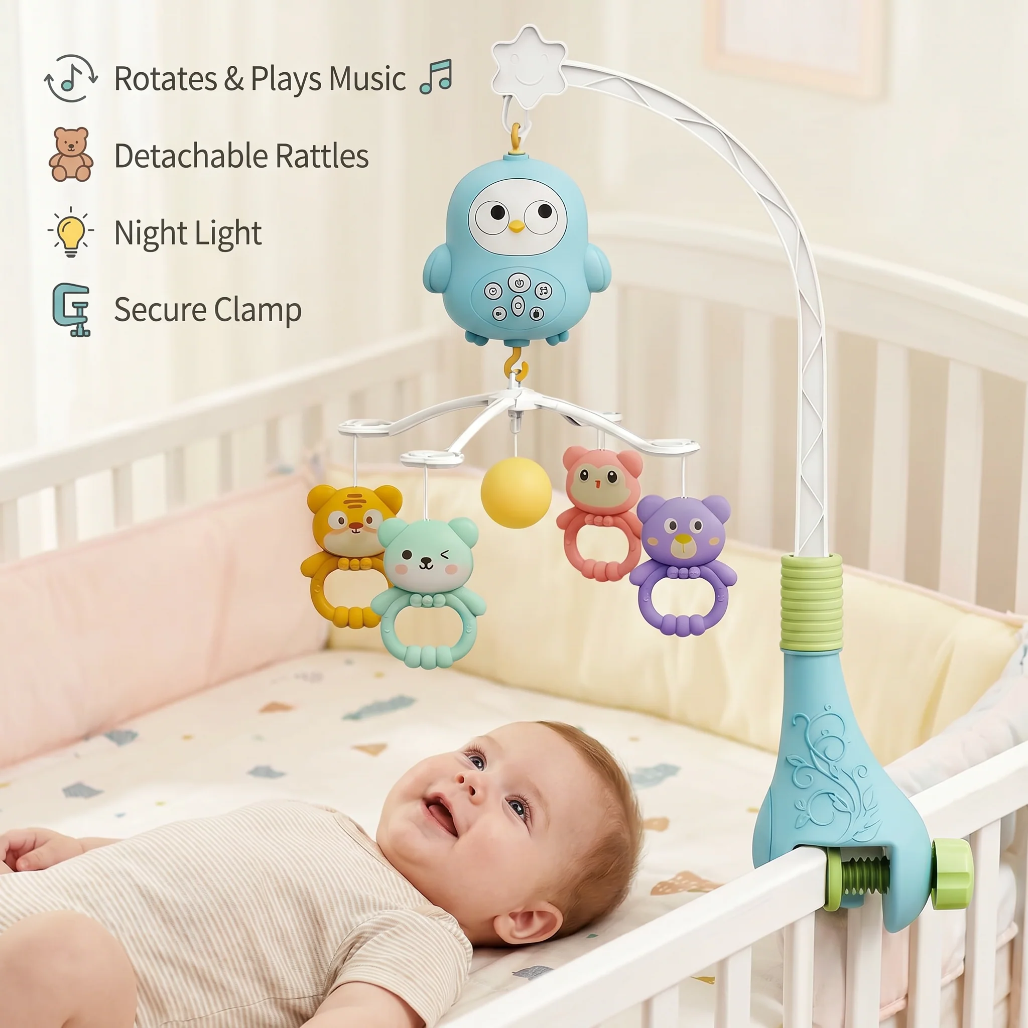 Hanging Mobile for Baby Cot & Changing Table - Image 3