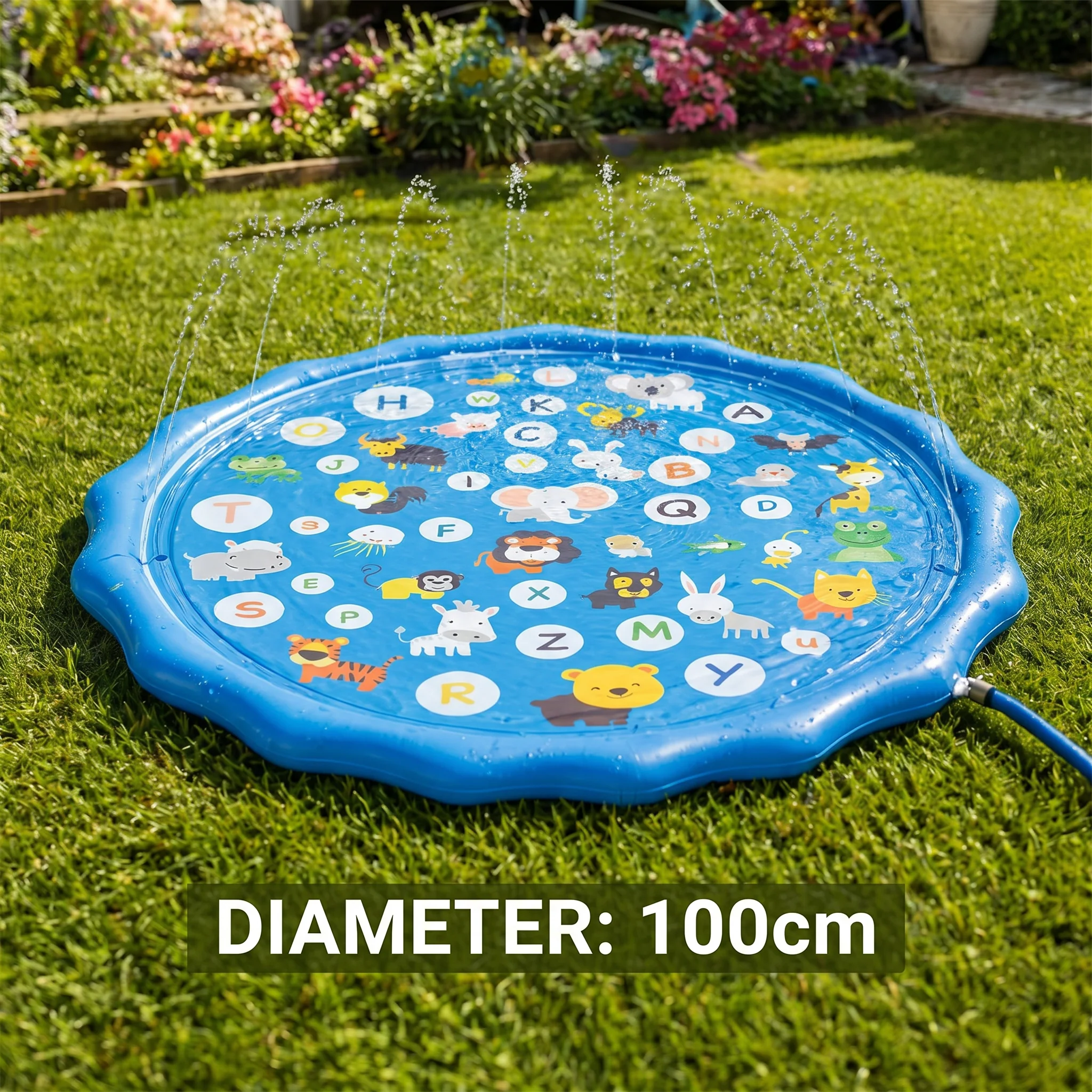 Inflatable Kids Splash Pad with Sprinkler – Outdoor Water Play Mat for Garden & Beach - Image 6