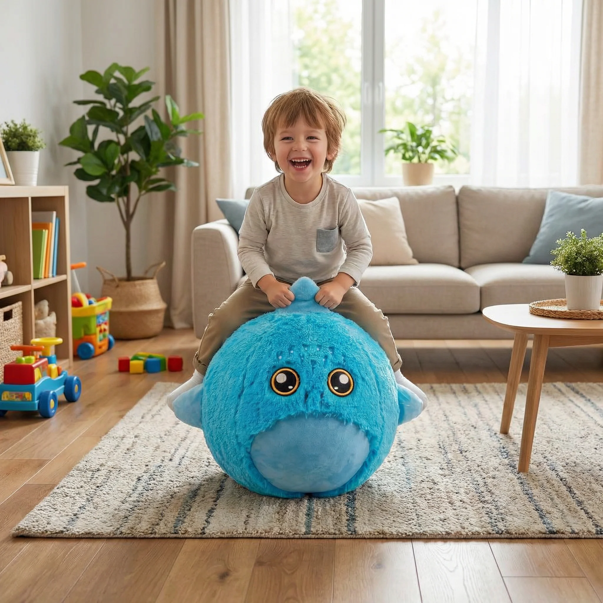 Inflatable Plush Hopping Animal for Kids – Bouncy Fun Toy - Image 7