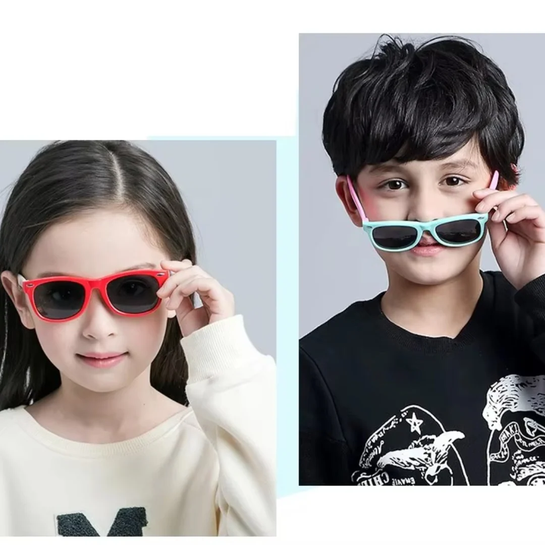 Kids flex sunglasses with flexible unbreakable frames - Image 2