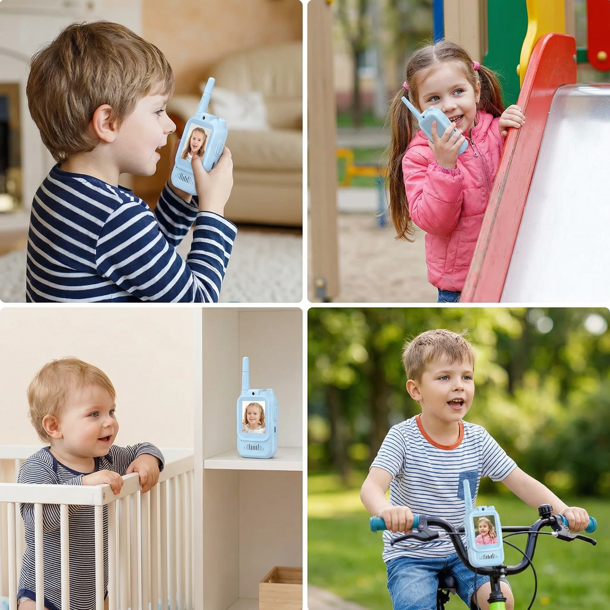Kids Video Walkie Talkie Set (2-Pack) – Intercom with Camera & Screen - Image 4