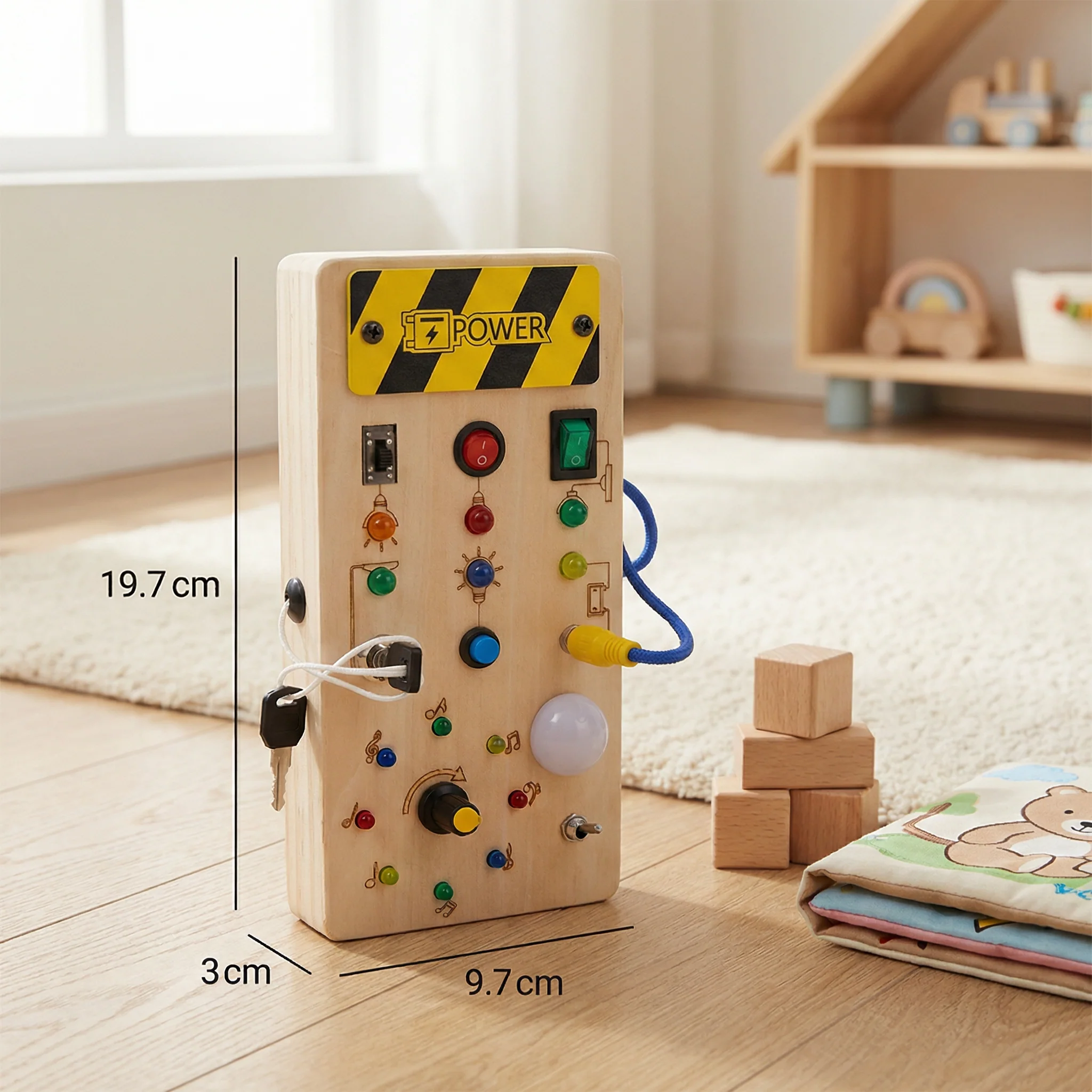 Montessori Wooden Activity Board - Image 5