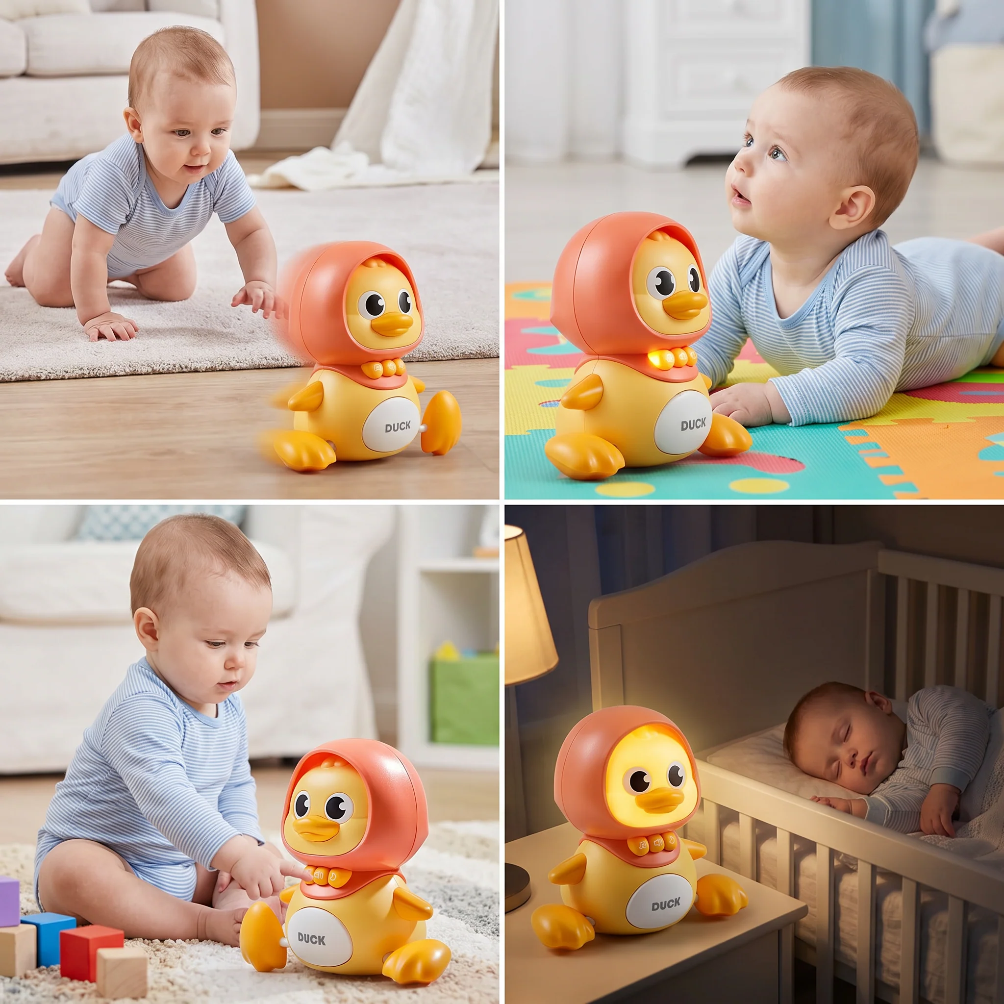 Musical Duck Family Crawling & Learning Toy for Babies - Image 5