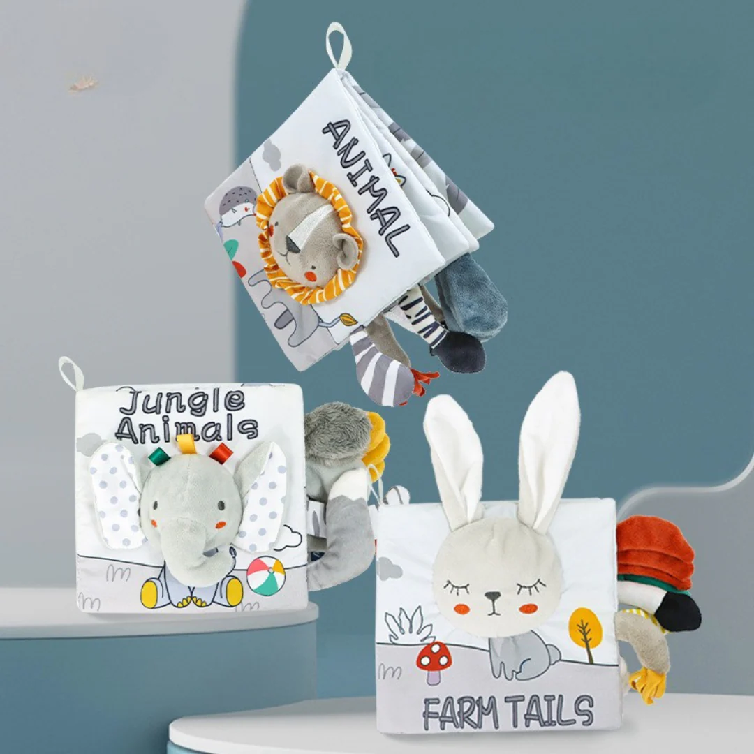 Sensory plush toy playbook for children - Image 2