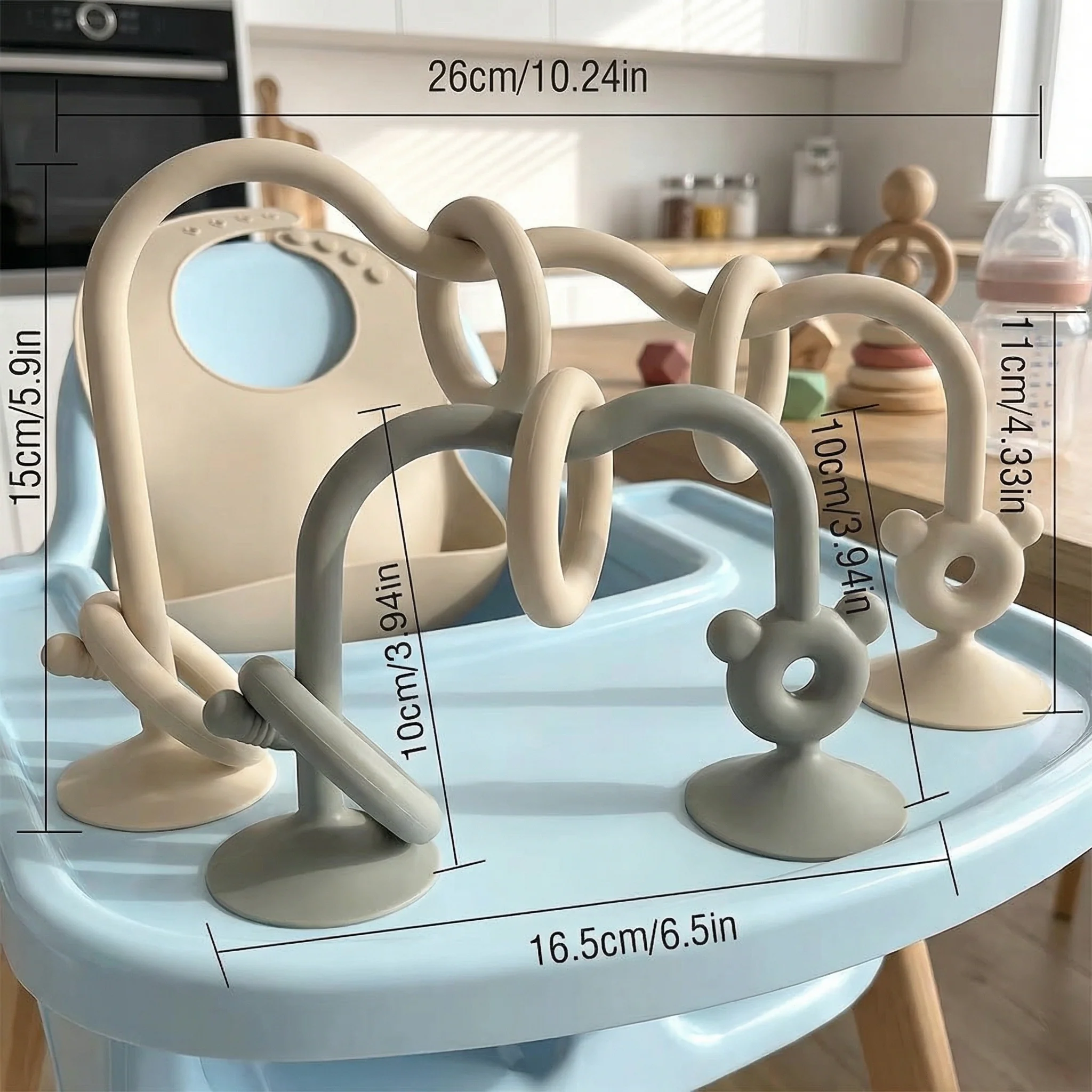 Silicone Baby Activity Toy – Suction Cup Learning Toy for Table & High Chair - Image 5