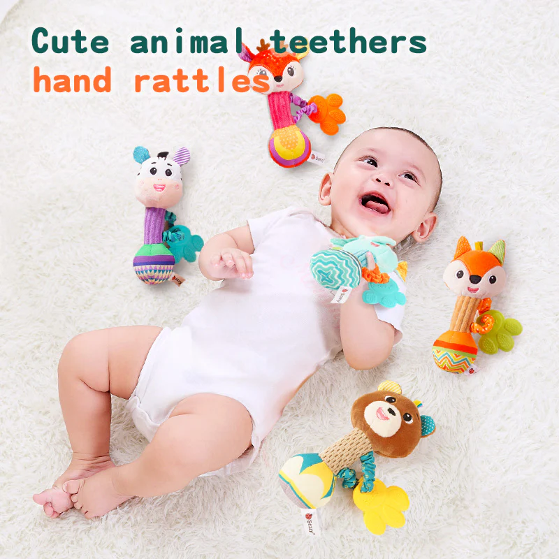 Soothing silicone plush toy for teething babies - Image 2