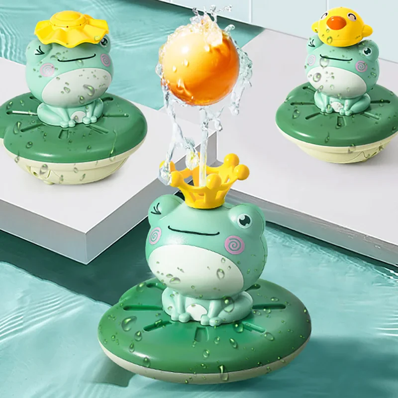Sprinkling Frog Bath Toy - Image 2