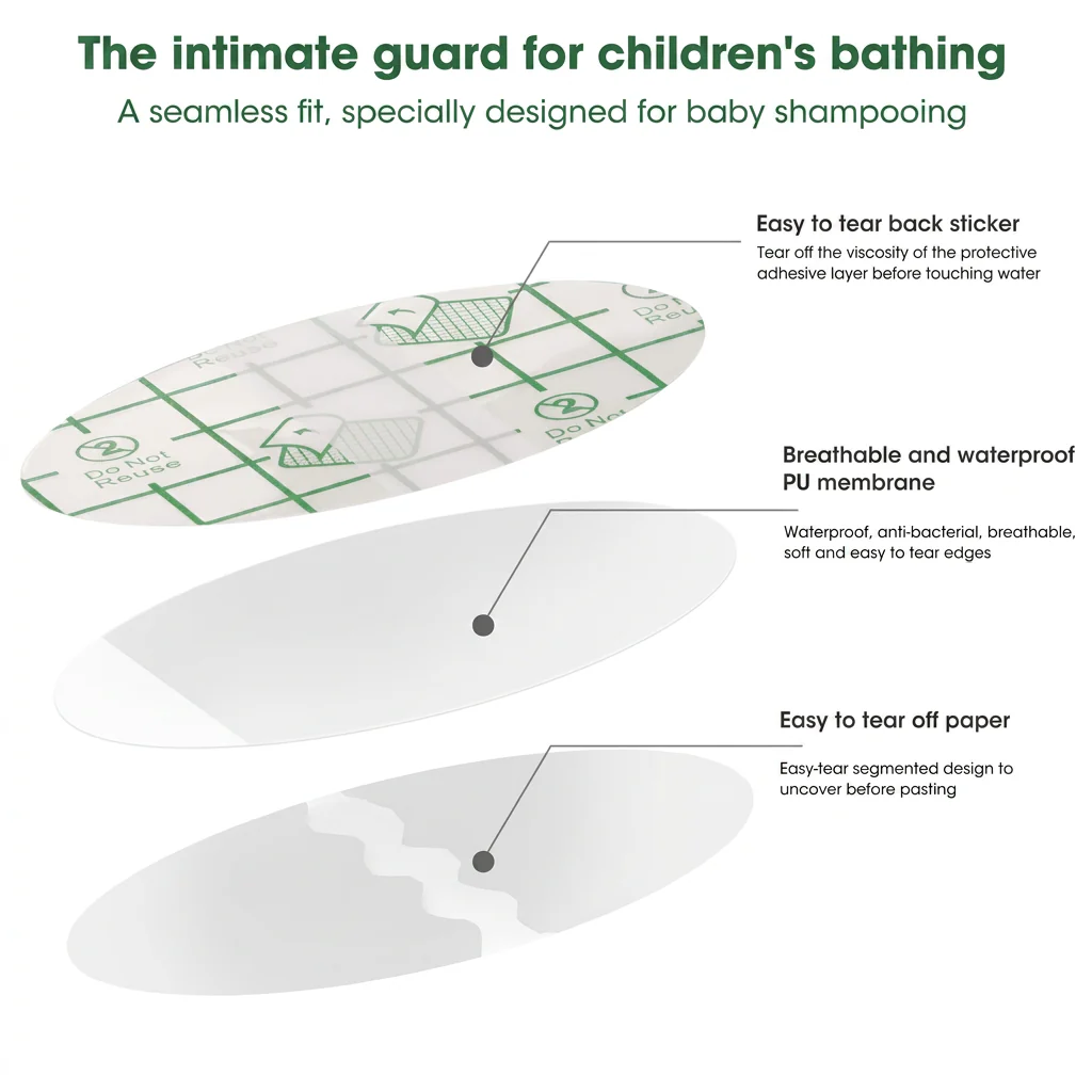 Waterproof ear protection film for children - Image 4
