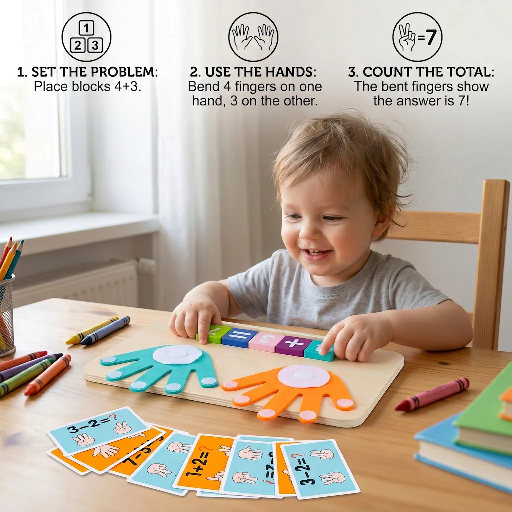 Wooden Finger Counting Board - Image 3