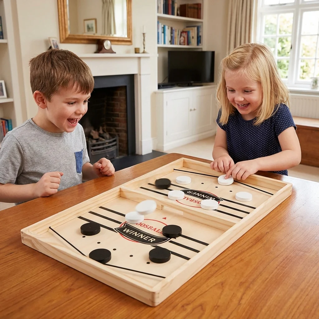 Wooden Sling Shot Chess board game